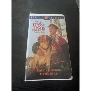 Far From Home: The Adventures Of Yellow Dog (VHS,1995) Clamshell